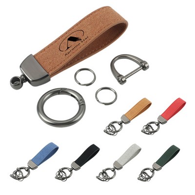 Leather Car Key Chain