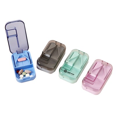 Portable 3-in-1 Multifunctional Medicine Cutting Box