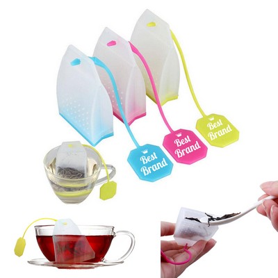 Reuseable Silicone Tea Bag with Secure Rope