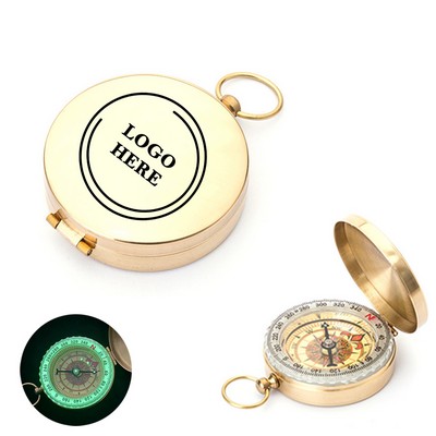 Brass Luminous Compass