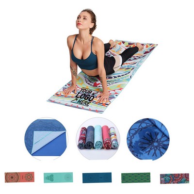 Dye Sublimated Yoga Mat Towel