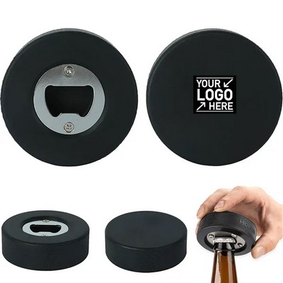 Hockey Puck Bottle Opener