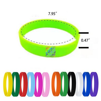 Personalized Silicone Wristbands with Text Message Custom Rubber Band Bracelet