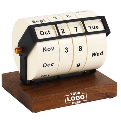 Wooden Block Desk Calendar