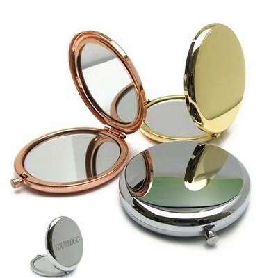 Double-Sided 1X/2X Magnifying Pocket Makeup Mirror