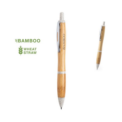 Eco-Bamboo & Wheat Straw Ball Pen