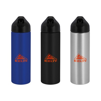 COMING SOON! EasyFlow Recycled Aluminum Bottle w Straw Lid