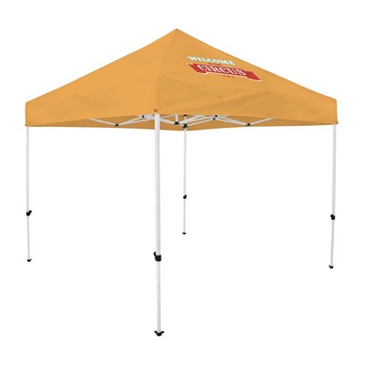 10' Economy Tent Kit (Full-Color Imprint, 1 Location)