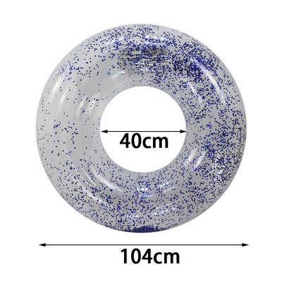 41Inch Glitter Sequin Inflatable Pool Float Ring