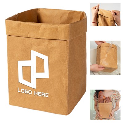 Kraft Paper Retro Lunch Bag