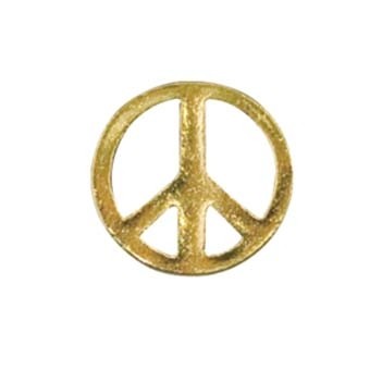 Peace Sign Cut Out Cast Stock Jewelry Pin