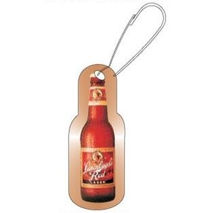 Beer Bottle T-Shirt Zipper Pull