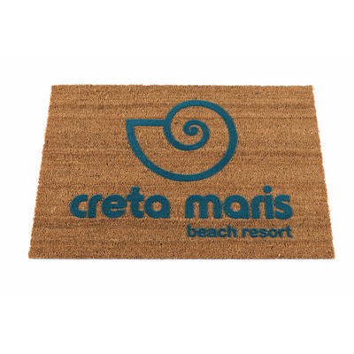 Flocked Natural Coco Floor Mat (18"x30")