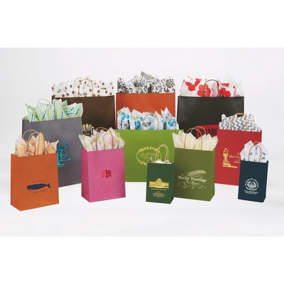 Tinted Kraft Paper Shopping Bag (16"x 6"x 19 ¼")