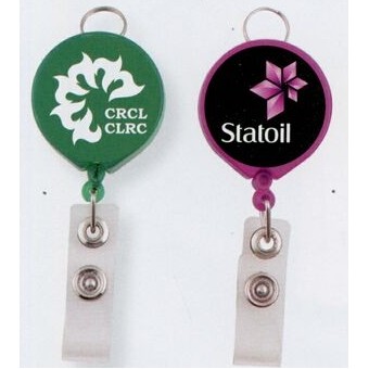 Round Retractable Badge Holder Reel (Label Decoration)