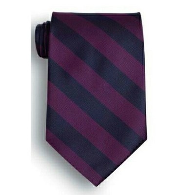 School Stripes Tie - Navy/Purple