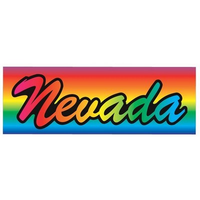 Nevada Panoramic Badge w/ Bar Pin (1 5/8"x4 5/8")