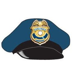 Police Cap Lapel Pin