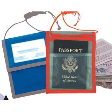 Deluxe Trade Show Badge Holder/ Travel Pouch