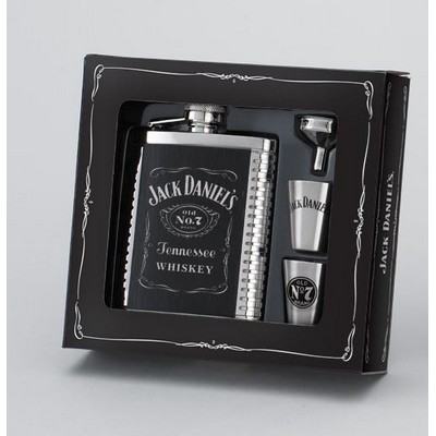 Jack Daniel's® Flask/Shot/Funnel Logo Label Gift Set