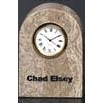 3.5" Teak Mini Genuine Marble Arch Clock Award