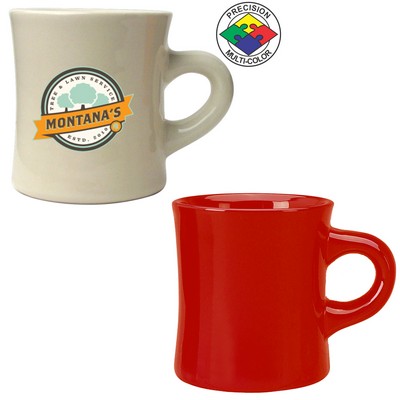 10 Oz. Vitrified Tomato Red Diner Mug