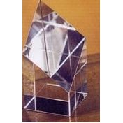 4" Deco Diamond Award