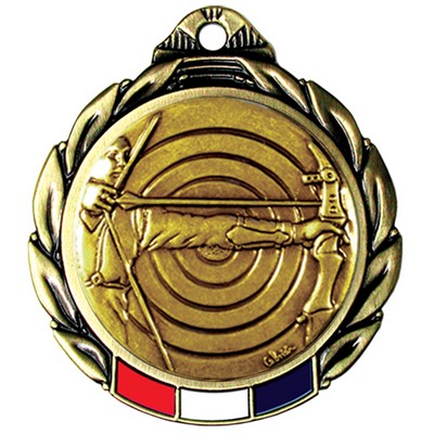 Stock RWB Regency Medal (Archery) 2 3/4"