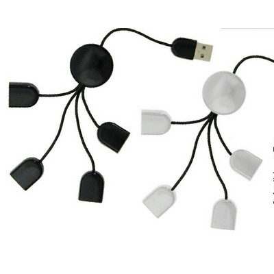 Flexible Branching USB 4-Port Hub 2.0