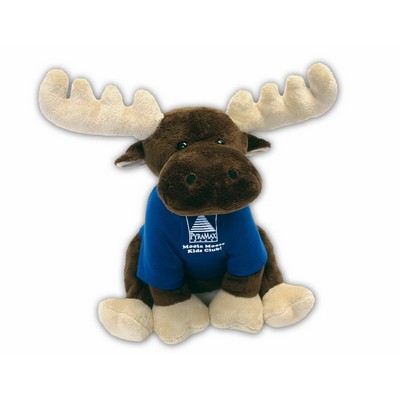 Custom Plush Moose Coin Bank w/ T-Shirt