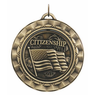 Citizenship, Spinner Medal (2 5/16")