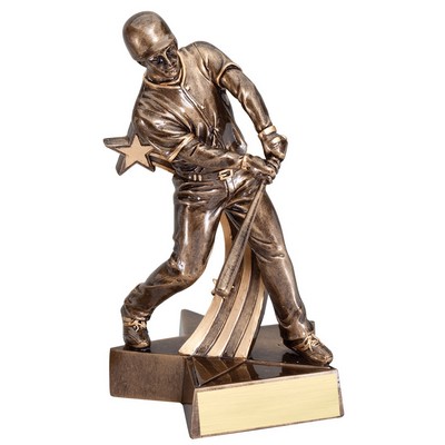 Baseball, Male Superstar Resin - 6-1/2"