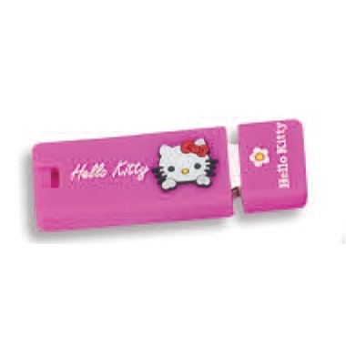 1 GB Custom PVC USB Drive w/ Key Chain