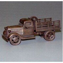 Custom Cultured Bronze GMC Truck Sculpture