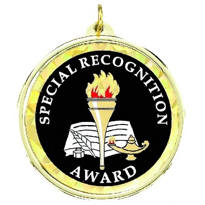 2¼" TM Series Academic Medal w/Special Recognition Mylar Insert