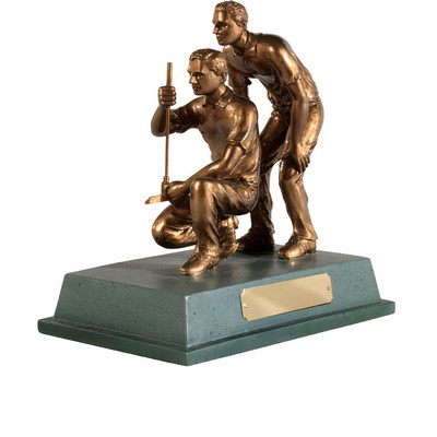 Antique Gold Large Partner Golf Award