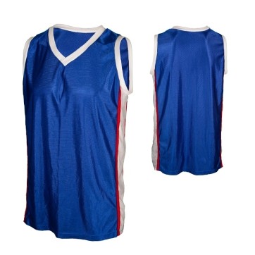 Women's Cool Mesh Multi Sport V-Neck Jersey Shirt w/ Contrast Panel & Piping