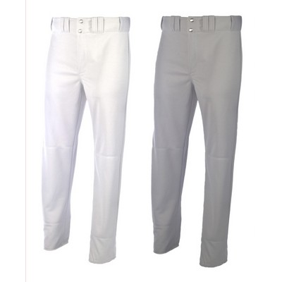 Youth Double Knit Standard Fit Baseball Pant w/ Longer Inseam