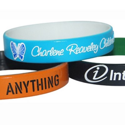 Color Coat Silicone Wristband