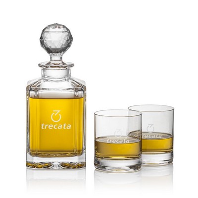 Bainbridge Decanter & 2 On-the-Rocks