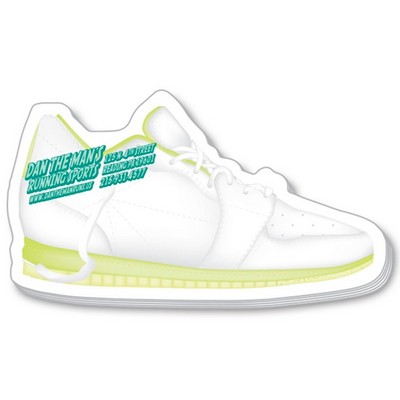 50 Sheet Die Cut Stik-ON® Adhesive Note Pad (Sneaker/Tennis Shoe)