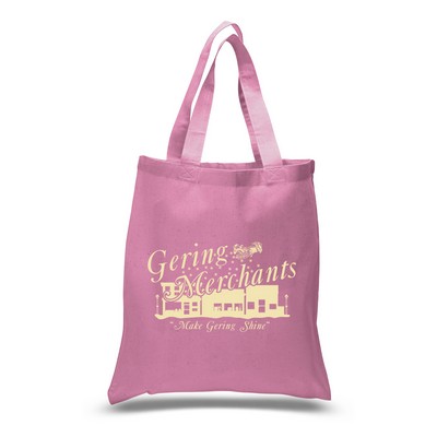 6 Oz. Colored Economy Tote Bag