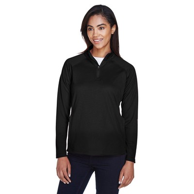 Devon and Jones Ladies' Stretch Tech-Shell® Compass Quarter-Zip