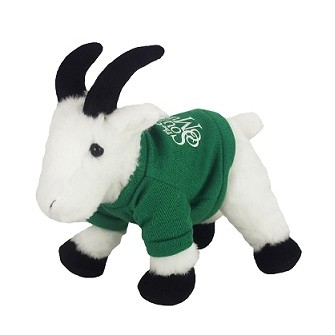 8" Rocky Mountain Goat w/T-Shirt & One Color Imprint