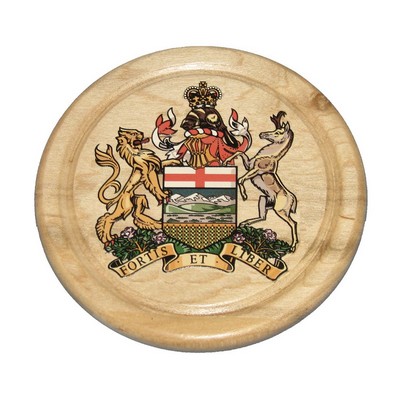 Round Wood Coaster