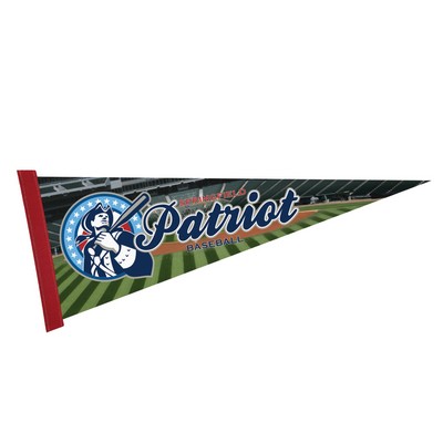 Felt Strip Pennant (9"x24") Four Color Process Imprint