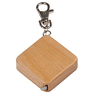 Maple 3 Foot Tape Measure with Key Chain