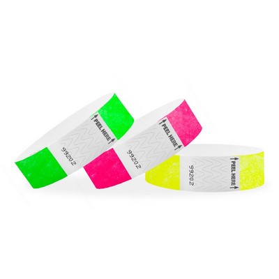 1" Tyvek® In-Stock Tab-Free Wristbands