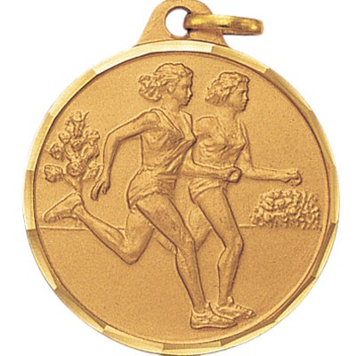 Female Cross Country E Series Die Struck Medal