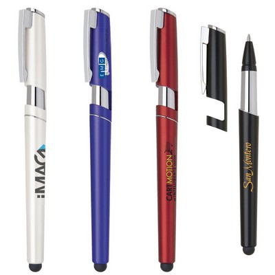 Plastic Cap Off Ballpoint Stylus Pen